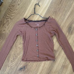 Tan Long sleeve top